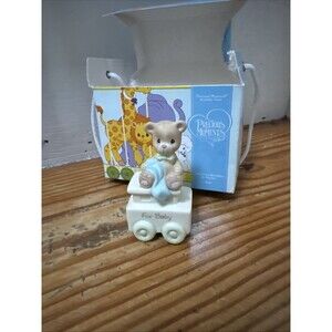 Precious Moments May Your Birthday Be Warm Train Baby Age 0 Bear #15938
